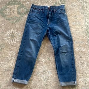 Madewell boyfriend cut jeans
